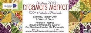 Arjay Creations at Dreamer's Markets - 1st November - 2014